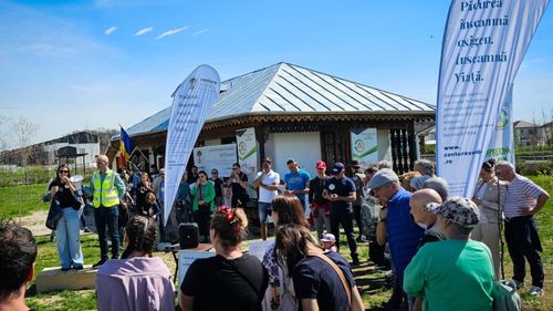 VIDEO „Poluarea nu are granițe”. Protestul locuitorilor din Ilfov ce văd cum se taie pădurile - centura verde a Bucureștiului - a fost restrâns pe iarbă în Corbeanca, după ce primăria le-a transmis că nu are trotuare pentru marș