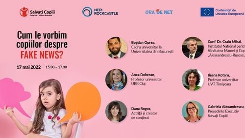 Cum le vorbim copiilor despre Fake News? Două organizații lansează activități pentru părinți și copii în scopul combaterii dezinformării