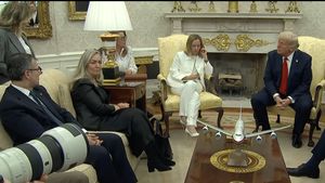 VIDEO Trump, la întâlnirea cu Meloni, promite un acord comercial cu Europa: Ei își doresc foarte mult să încheie unul. Va exista un acord comercial, 100%