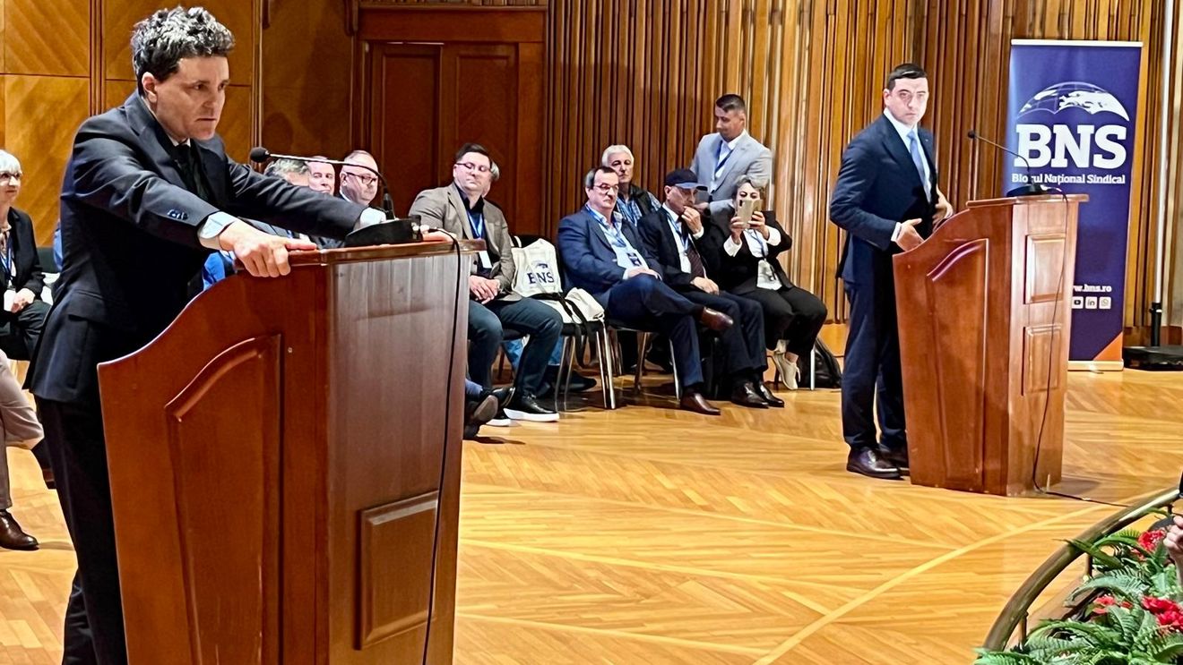 Nicuşor Dan şi George Simion, întrebaţi cine se face vinovat pentru psihoza generată cursul valutar -  Simion: Anumite companii au pariat împotriva leului / Nicuşor Dan: Nu orice se întâmplă în lume sau în România e rezultatul unei conspiraţii