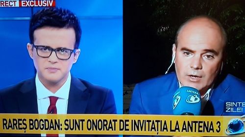 Rareș Bogdan la Antena 3: Rămân liderul PNL cu cea mai mare încredere / Cei care au votat au spus: scăpați-ne de ăștia! / Îi respect pe telespectatorii dvs.