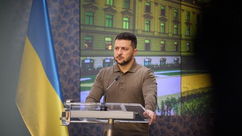 Preşedintele ucrainean, Volodimir Zelenski: Industria noastră de apărare va da rezultate mai bune, există finanțare în acest sens  