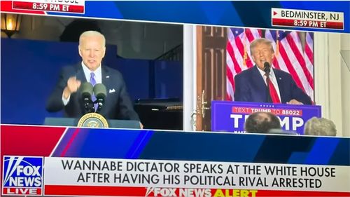 VIDEO Fox News l-a numit pe Joe Biden "dictator în devenire" în ziua în care Donald Trump a fost inculpat