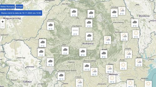 Cod galben de ninsori în 11 judeţe situate în zona Moldovei şi a Munteniei, care va intra în vigoare la miezul nopţii