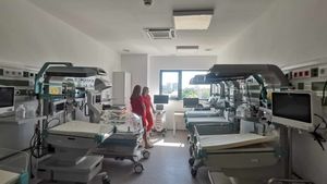VIDEO&FOTO: Prima maternitate publică din vestul României construită în ultimii 50 de ani, la Timișoara, este pregătită să primească primele paciente