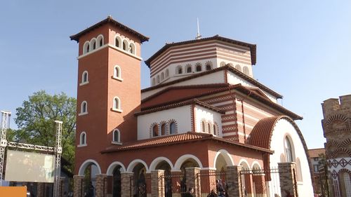 Capul Sfântului Gheorghe - adus, miercuri, în România de la Sfântul Munte la Mănăstirea Pantocrator din Teleorman