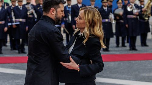 Zelenski spune că a avut o discuţie excelentă cu Giorgia Meloni, şefa guvernului de la Roma: "Contăm foarte mult pe sprijinul continuu al Italiei"
