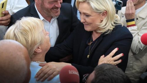 Lidera partidului Reunirea Națională (RN, dreapta populistă), Marine Le Pen, își trăiește momentul de glorie după succesul din alegerile parlamentare