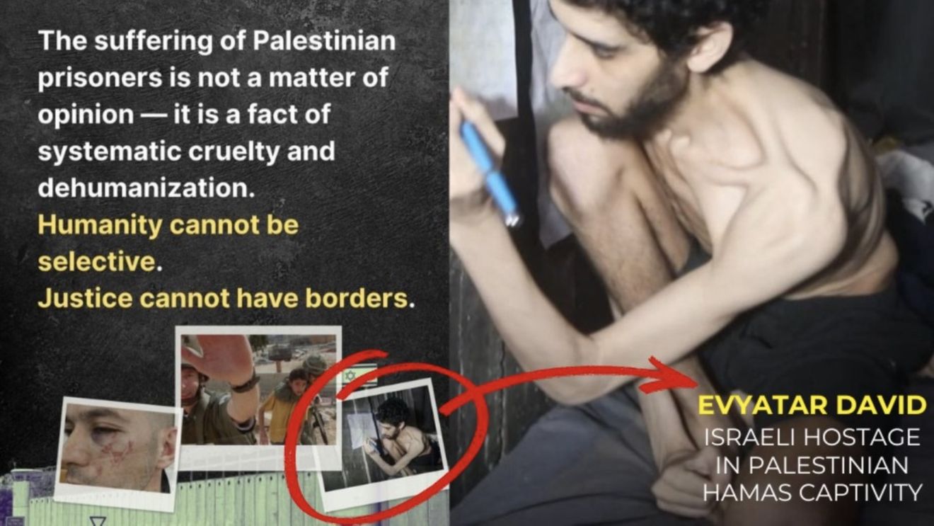 Greta Thunberg  a publicat fotografia ostaticului israelian Evyatar David pretinzând că este un palestinian deținut de Israel