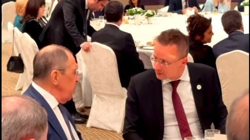 VIDEO Cum explică ministrul ungar de Externe, Peter Szijjártó, cina alături de Lavrov, omologul său rus