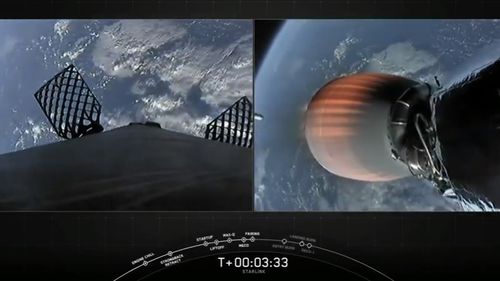 Un satelit din constelaţia Starlink, aparţinând SpaceX, s-a desprins de pe orbită şi va cădea pe Pământ