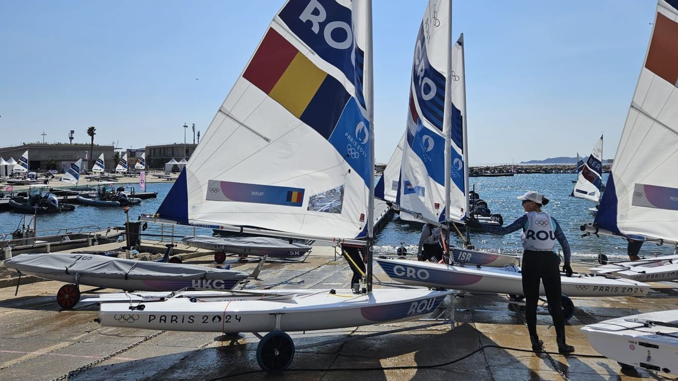 JO Paris 2024: Navigatoarea Ebru Bolat a urcat pe locul 19 în proba feminină de dinghy