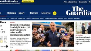 Călin Georgescu, subiectul principal al dimineții în ziarul britanic The Guardian cu titlul ”Șoc în România: Călin Georgescu, criticul de extremă-dreapta al NATO, preia conducerea în alegerile prezidențiale”