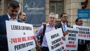 Stelian Ion susține că a fost amendat cu 1.000 de lei la protestul USR de la Ministerul Sănătății