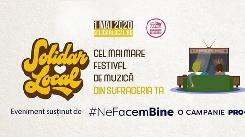SolidarLocal - festival caritabil online de 1 Mai, cu peste 40 de artişti şi trupe / Organizator: Suntem foarte optimişti şi sperăm să avem cel puţin 5.000 de donaţii