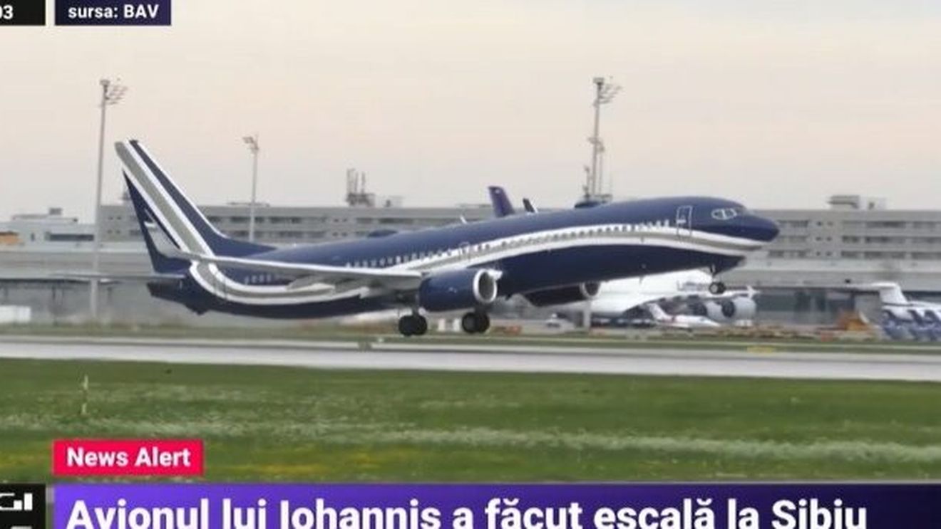 Avionul privat închiriat de Administrația Prezidențială pentru deplasarea președintelui Iohannis în Marea Britanie, escală de 20 de minute la Sibiu, potrivit Boarding Pass