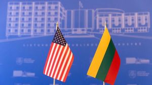Premierul Lituaniei a discutat cu secretarul de stat american despre sprijinul SUA în conflictul diplomatic și economic cu China