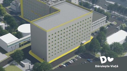 Asociația Dăruiește Viață lansează un nou apel de strângere de fonduri pentru reconstrucția în totalitate a Spitalului Clinic de Urgență pentru Copii „Marie S. Curie”