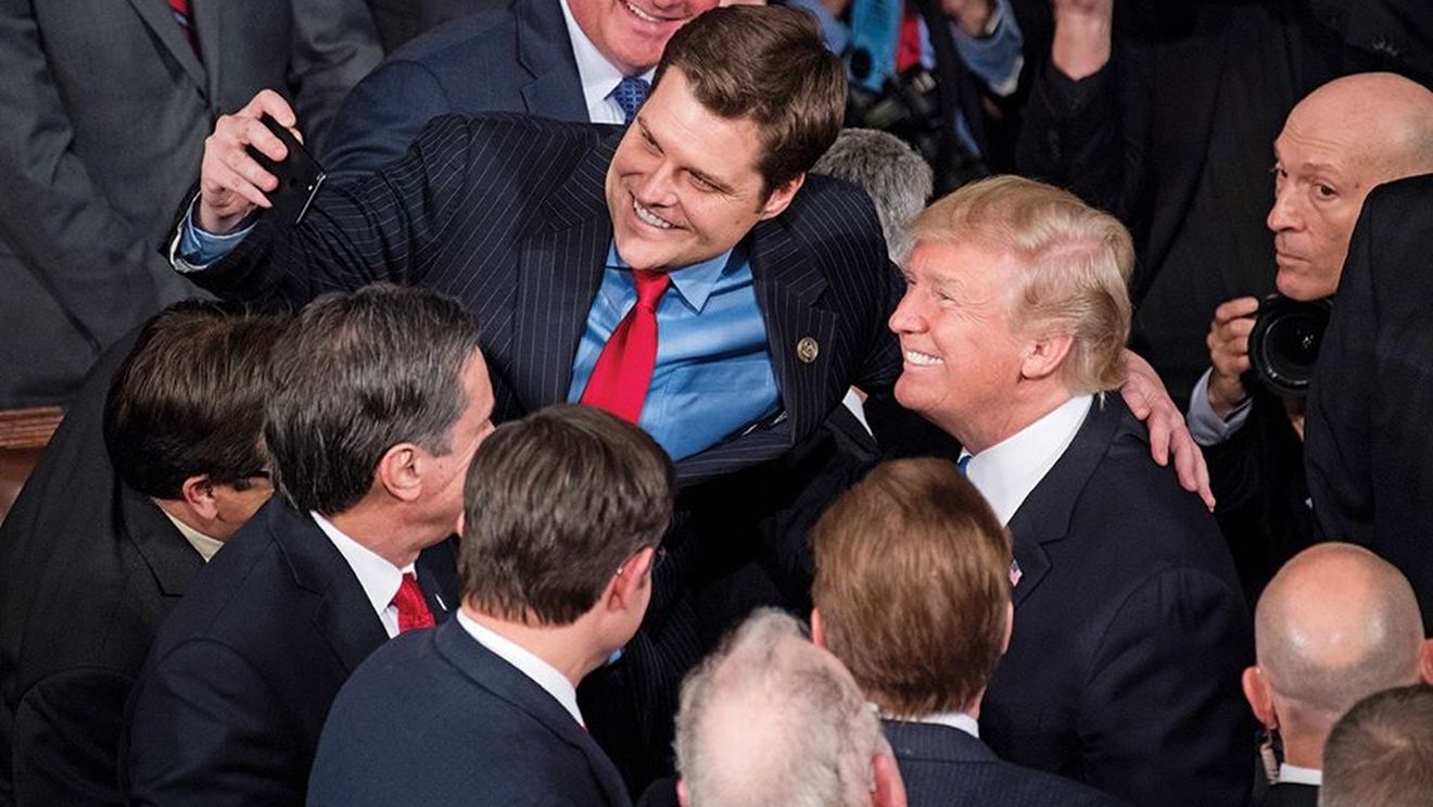 Congresmanul Matt Gaetz, aflat în carantină, a călătorit cu Donald Trump în Air Force One