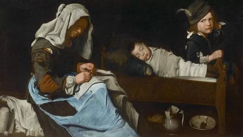 Blugii existau deja în anii 1600 / Dovada în picturile unui misterios pictor italian / O galerie  de artă din Milano expune tablourile așa-numitului "Maestru al pânzei de blugi" / Țesătura asemănătoare cu pielea de cârtiță era denumită de francezi "blu di Genova”