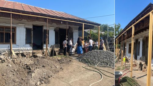 FOTOREPORTAJ Restauratorii de case de paiantă din sudul Munteniei reconstituie „in situ” Casa lui Știrbencea de la 1920, un stăpân de turme de bivoli din Călugăreni - Giurgiu. Ce rol joacă poștașii în păstrarea identității acestei zone