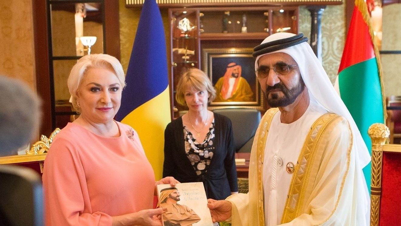 Dăncilă le-a cerut emirilor să facă proiecte în parteneriat public - privat în România