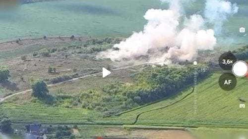 Rusia susţine că a bombardat forţele ucrainene de-a lungul frontului din Kursk