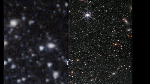 Telescopul spațial Hubble a reușit să capteze explozia unei stele masive în cele mai mici detalii / Steaua îndepărtată era de 530 de ori mai mare decât Soarele din sistemul nostru solar și a murit într-o explozie de proporţii în urmă cu circa 11,5 miliarde de ani