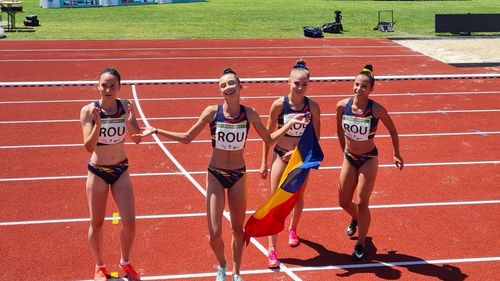 Medalie de aur și record al competiției pentru ștafeta feminină de atletism, la Festivalul Olimpic al Tineretului European / În ultimul schimb, Ștefania Uță a preluat ștafeta de pe locul 4 și pe ultimii 100 de metri a adus victoria