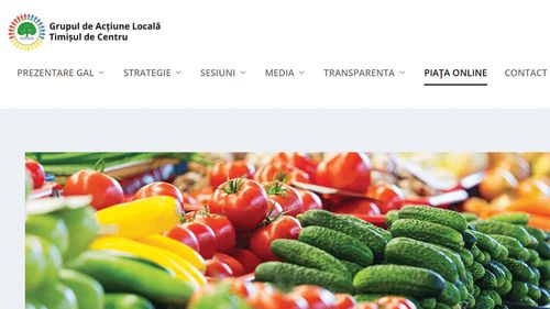 Grupul de acțiune locală Timișul de Centru a lansat o platformă online pentru comercializarea alimentelor de la producătorii locali