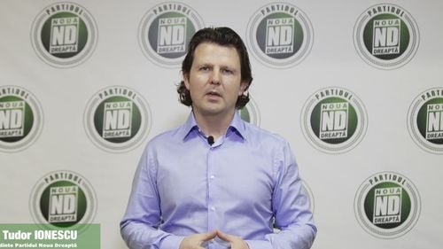 Printre cei mai radicali extremiști din România, Tudor Ionescu - liderul formațiunii Noua Dreaptă - ocupă pentru prima dată un loc în Parlament, de pe listele partidului SOS