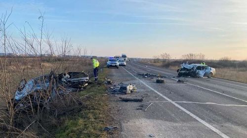 Timișoara: Accident cu victime pe șoseaua de centură a municipiului / Opt persoane, dintre care cinci copii, au ajuns la spital în stare gravă