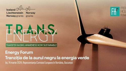 Tranziția de la aurul negru la energia verde, la Energy Forum, pe 14 martie