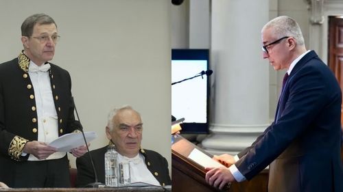 Vicepreședintele Academiei, Nicolae Zamfir, despre prezența ministrului acuzat de plagiat al justiției în fața academicienilor: Afară nu puteai să-l dai, că a venit cu mesajul Guvernului. A fost un moment penibil