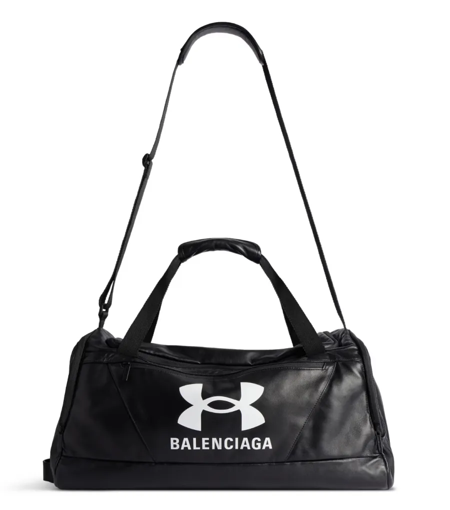 under armour, balenciaga, geanta de sala, moda 