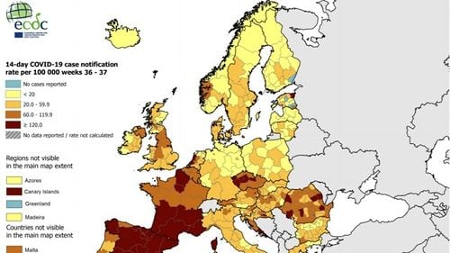 Centrul European pentru Prevenirea Bolilor, foarte îngrijorat de evoluția epidemiei de COVID-19 în România, recomandă aplicarea unor măsuri stricte de prevenție și avertizează că riscul pentru populație este ridicat