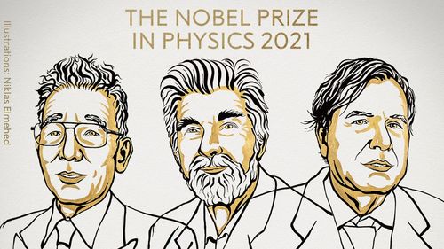 Premiul Nobel pentru Fizică 2021, acordat pentru contribuţii inovatoare în înţelegerea sistemelor fizice complexe: Syukuro Manabe, Klaus Hasselmann şi Giorgio Parisi