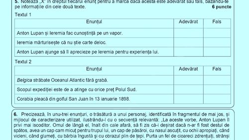 Subiecte Evaluare Națională 2025 – Limba și literatura română. Elevii au avut de scris o compunere despre o întâmplare din excursie, la subiectul II