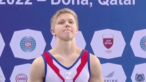 Gimnastul rus care a afișat litera Z la un concurs, suspendat un an de zile