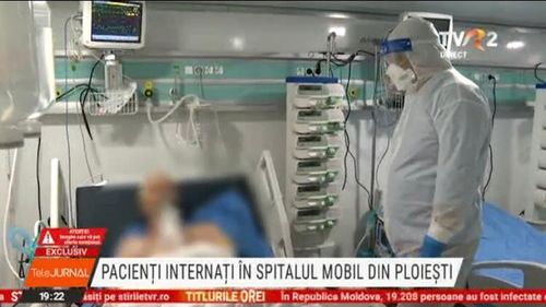 TVR: Bolnavi de COVID-19 internați în tirul de terapie intensivă mobilă din curtea Spitalului județean din Ploiești  întrucât secția ATI Covid este plină / Cazurile de îmbolnăvire au explodat în Prahova după relaxarea din 15 iunie
