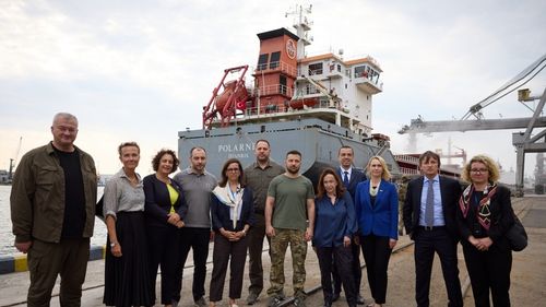 Kievul cere Turciei să respingă încercările Moscovei de a crea rute ruseşti pentru exportul cerealelor prin Marea Neagră