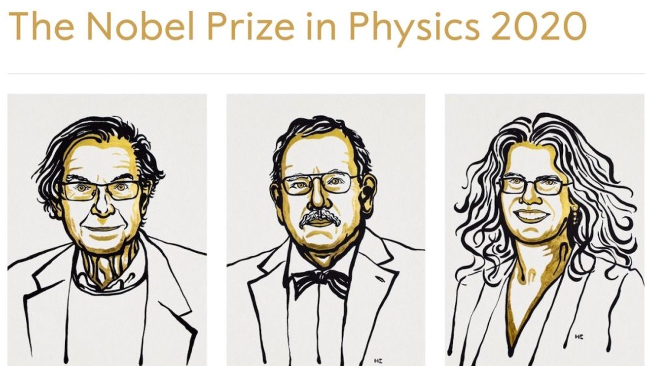 Premiul Nobel pentru Fizică 2020 a fost câștigat de cercetătorii Roger Penrose, Reinhard Genzel și Andrea Ghez, pentru “cele mai întunecate secrete ale universului”