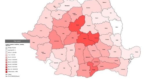 Peste 550 de cazuri de rujeolă confirmate în ultima săptămână / Epidemia s-a extins în 40 de județe plus Capitala / Harta îmbolnăvirilor