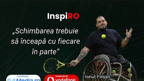 Povestea lui Ionuț Filișan, antrenorul de tenis care nu are picioare de la vârsta de 3 ani