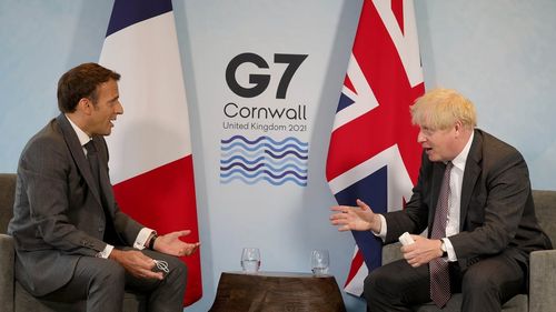 Dispută între Macron şi Johnson la G7 pe marginea geografiei post-Brexit a Regatului Unit