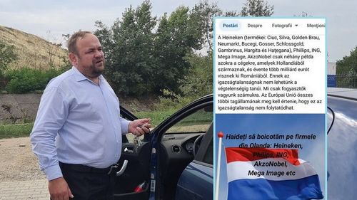 Bihor: Primarul din Lugașu de Jos s-a apucat de politică externă și cere boicotarea produselor olandeze / Locuitorii comunei sale plătesc cel mai mare preț din țară pentru apă