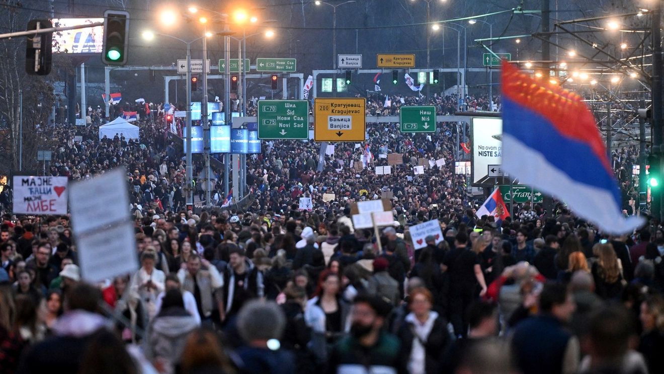 Serbia: Nouă manifestaţie a studenţilor împotriva corupţiei