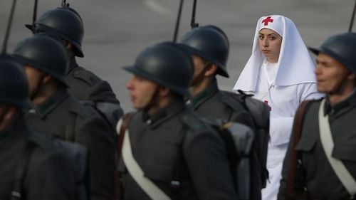 Reconstituirea luptei de la Podul Jiului, anulată la Târgu Jiu din cauza lipsei de fonduri /  În lupta din 1916 au intrat militari români, cetățeni din Târgu Jiu și Divizia 11 Bavareză