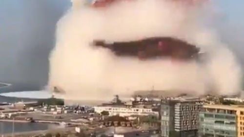 Exploziile de la Beirut au creat un crater cu o adâncime de 43 de metri (sursă de securitate libaneză)