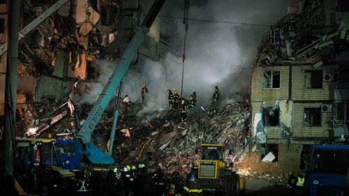 Cadavrul unui copil a fost găsit în dărâmăturile de la Dnipro, bilanțul morților urcă la 41